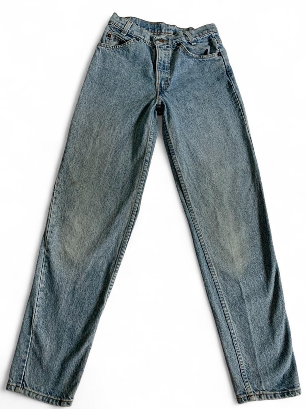 Vintage 1997 Levi’s 550 Men’s Student Orange Tab Jeans 27x32 USA Made Relaxed